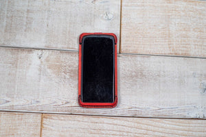 Hand and Hide leather Samsung Galaxy S10 | Red