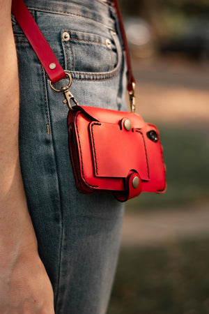 Leather Cross-Body or Shoulder Strap for Phone Case