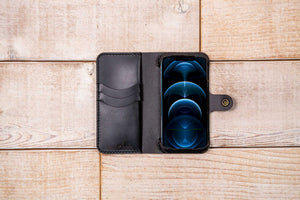iPhone 12 Wallet Case | Black