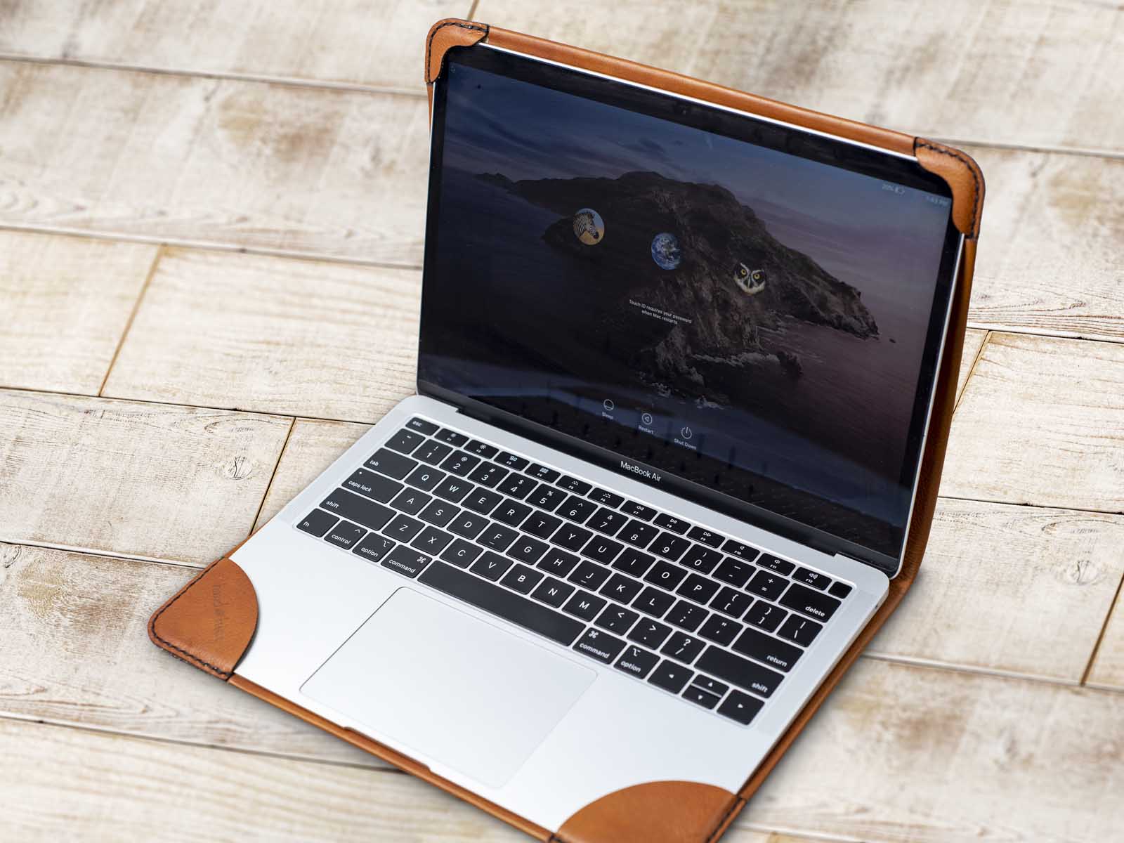 Leather Windows Laptop Cover - Hand and Hide LLC