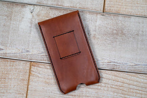 Leather Phone Pouch | Chestnut