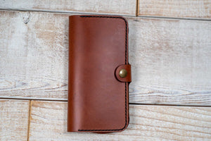 Hand and Hide Samsung Galaxy A52 Leather Phone Wallet | Chestnut