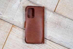 Samsung Galaxy A52 Leather Phone Wallet | Chestnut