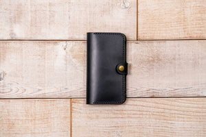 Moto Z3 Leather Phone Wallet | Black