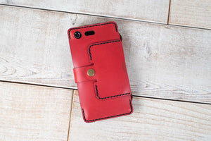 Xperia XZ Premium Flex Wallet Case | Red