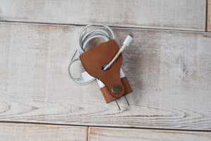 Hand and Hide leather Samsung Charger Wrap