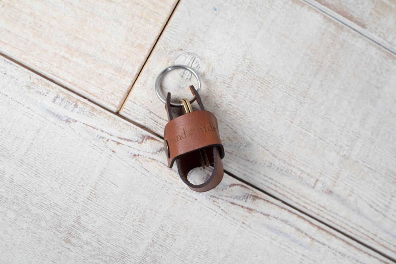 Leather Key Chain / Key Caddy - Hand and Hide LLC