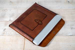 Leather Laptop Sleeve 11-16" MacBook or Laptop Sleeve