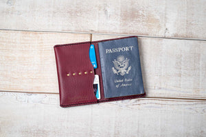 Leather Passport or Field Notes Journal Cover