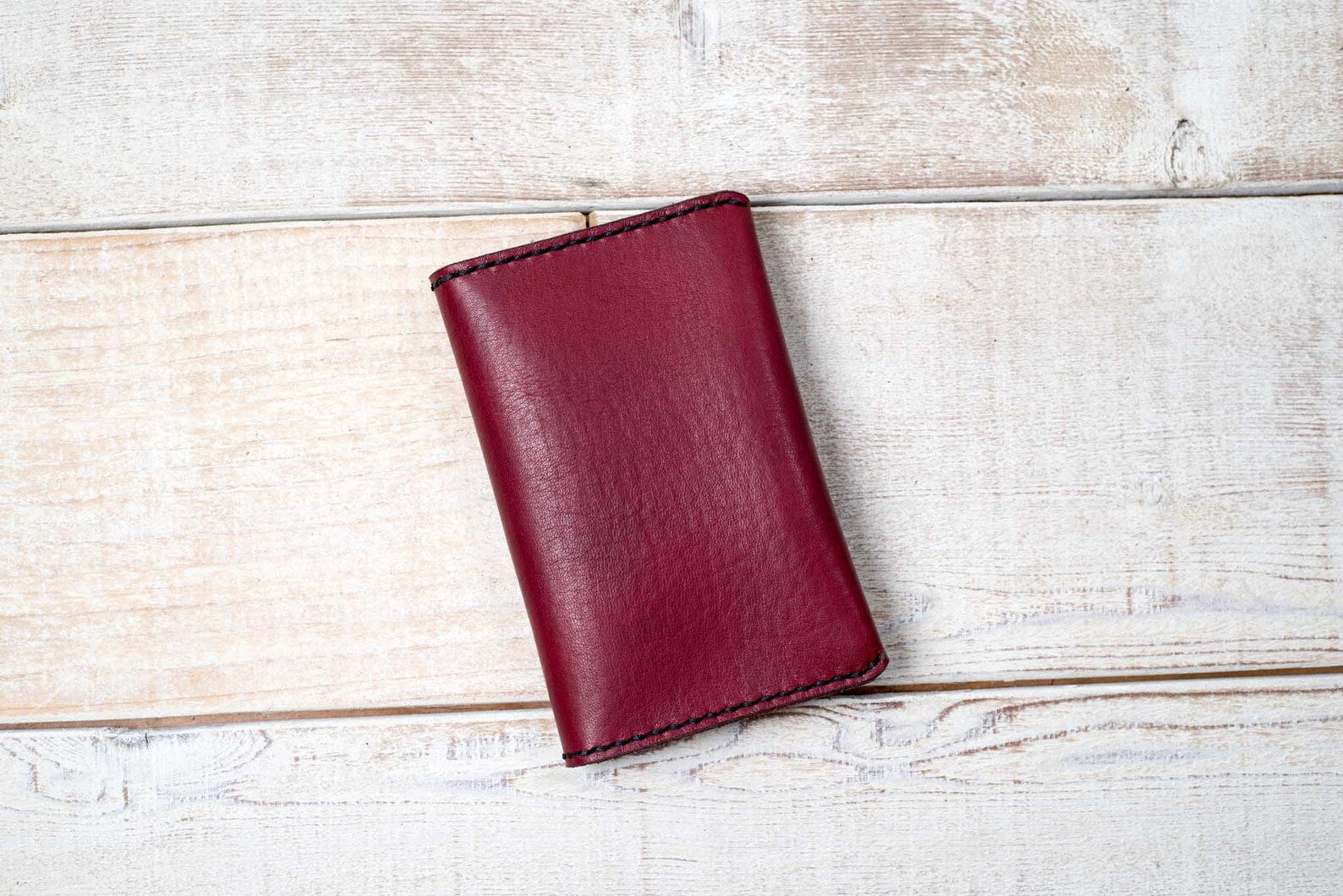 Handmade Passport Holder Wallet · Brown by Capra Leather