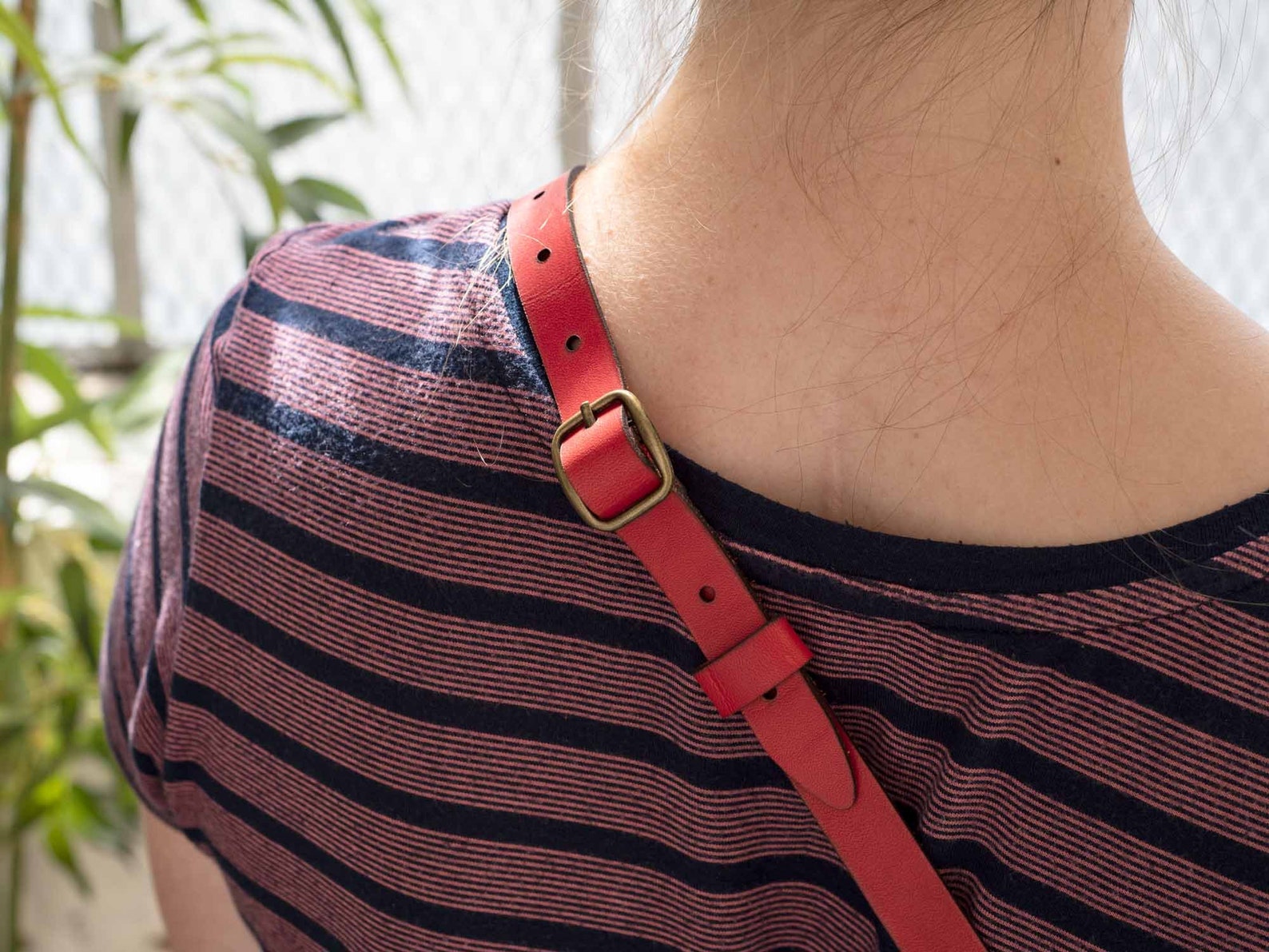 The Crossbody Bag Strap: Rainbow Striped Webbing Edition