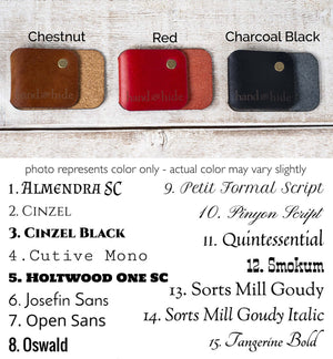 Leather Money Clip Wallet