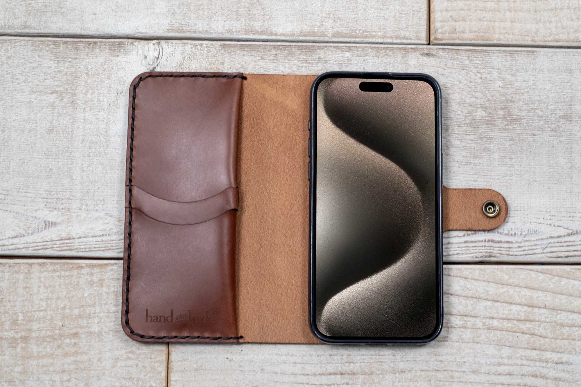 Hand and Hide Custom Wallet Phone Case for iPhone 11 Series iPhone 11 / Dark Chocolate Hand and Hide Custom Wallet Phone Case for iPhone 11 Series iPhone 11 / Dark Chocolate