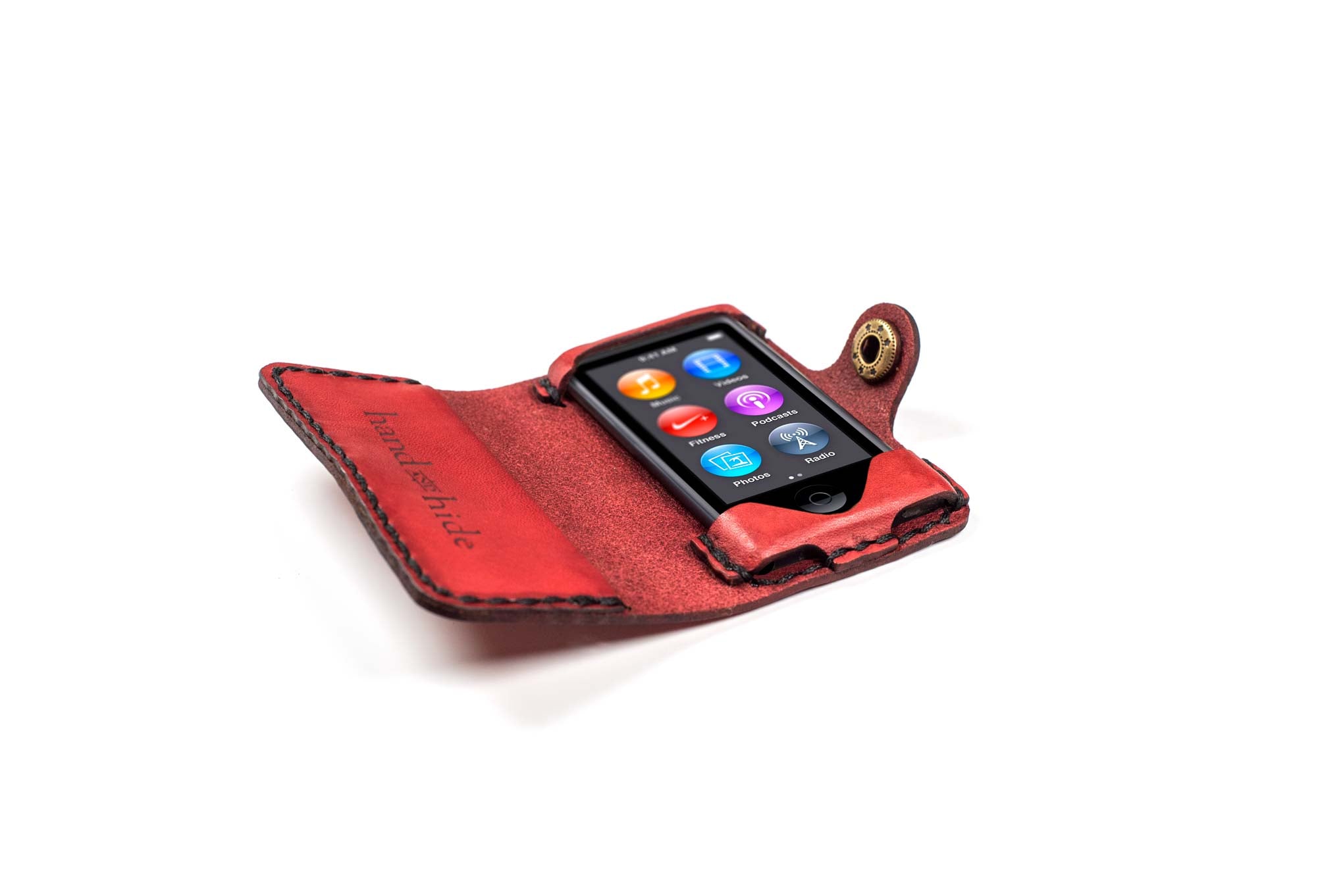 Custom Leather Case for iPod Nano (7th Generation) - Hand and Hide LLC