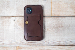 iPhone 11 Leather Case | Dark Chocolate