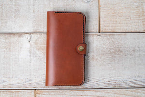 Hand and Hide Samsung Galaxy A42 Leather Phone Wallet | Chestnut