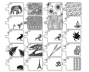 Stock or Custom Engraving for Card Case, Wallet or Cuff
