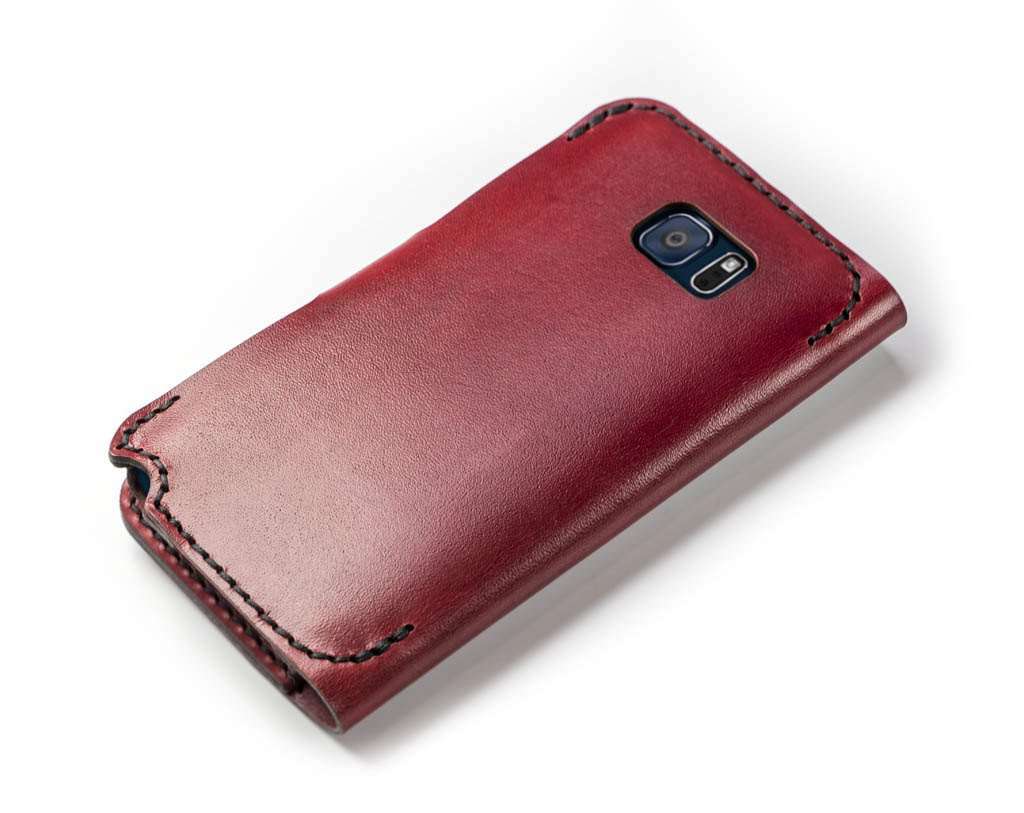 spreker taxi Kritisch Samsung Galaxy S6 Edge Plus Custom Leather Wallet Case - Hand and Hide LLC