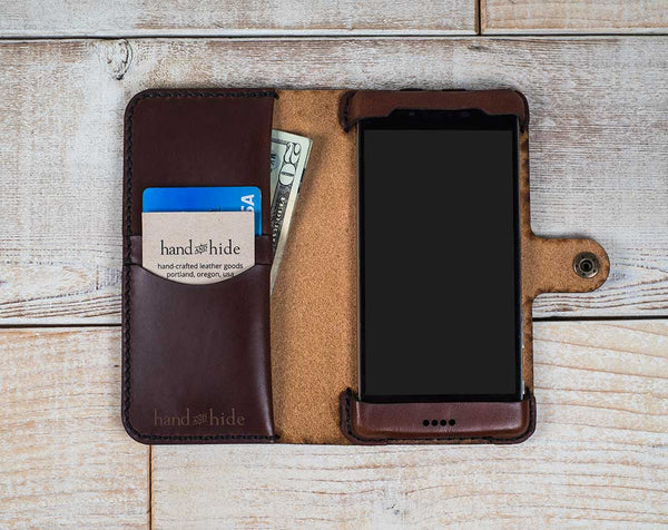 Fairphone 3, 3+, 4, 5, or Custom Wallet Case Hand and Hide LLC