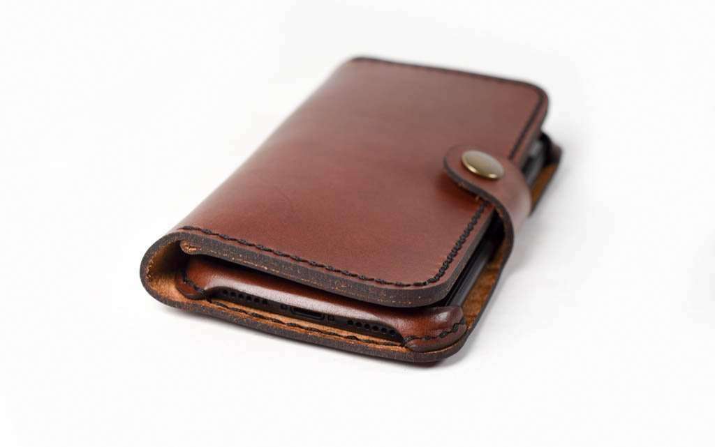 One.8 Wallet OnePlus 8 or 8 Pro Custom Leather Wallet Case - Hand and Hide LLC