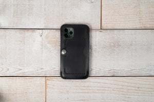 iPhone 11 Pro Leather Phone Case | Black