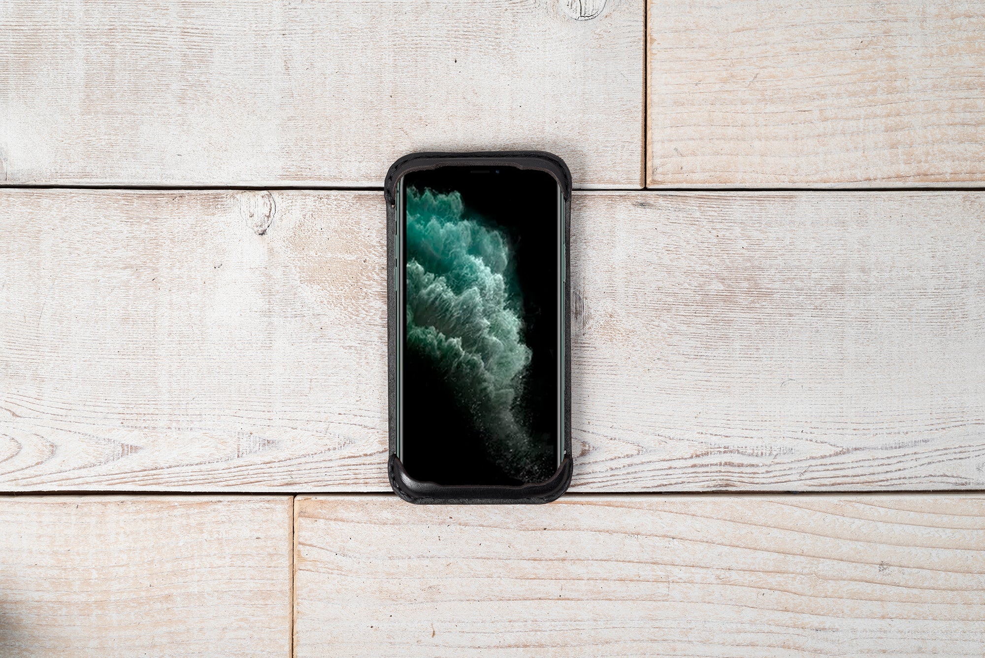iPhone 11 Pro Leather Phone Case | Black