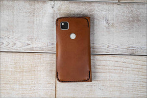 Custom Leather Wallet Case for older Google Pixel Smartphones